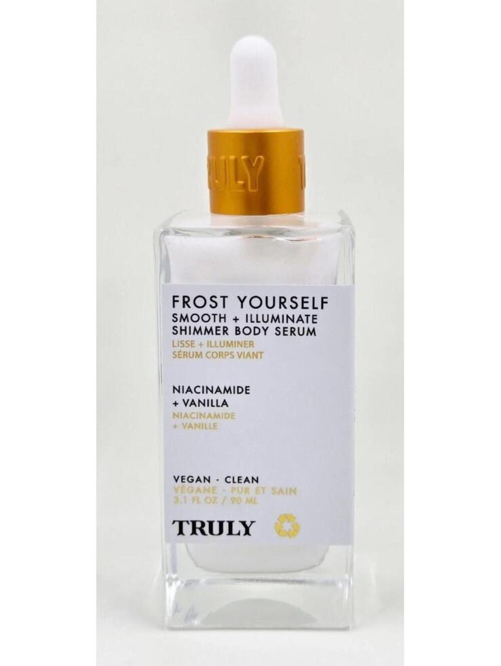 TRULY Beauty Frost Yourself Shimmer Body Serum ~ Niacinamide + Vanilla ~ 3.1 Oz